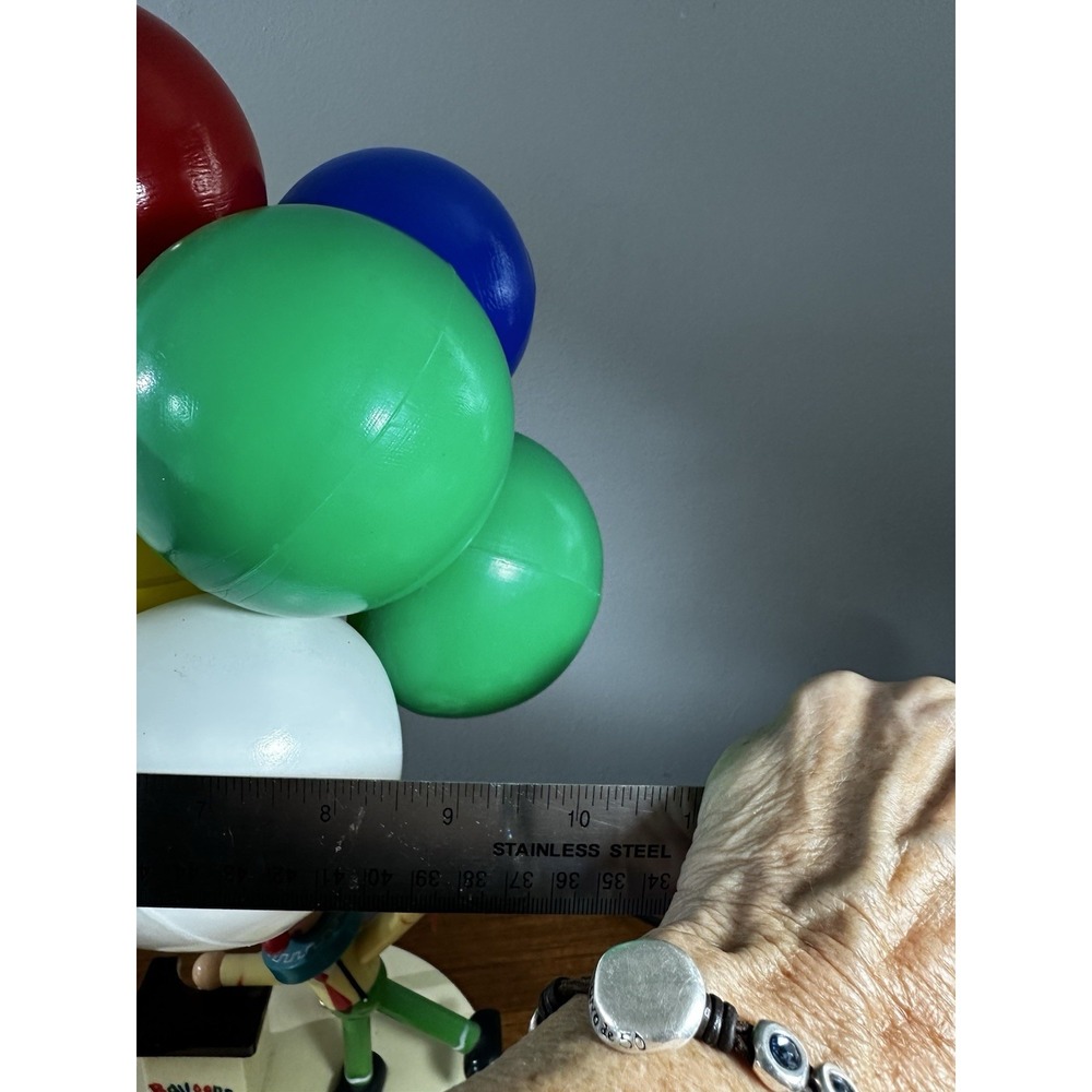 Vintage 1970s Dolly Toy Company Clown Balloon Lamp - Nursery Lamp - Picture 6 of 6